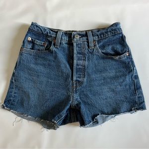 Levi’s 501 denim jeans cutoffs button front shorts